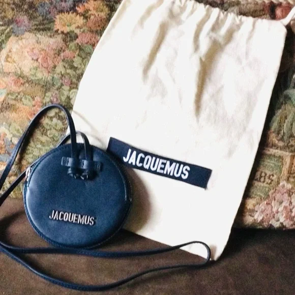 Jacquemus Navy Mini Leather Bag - Picture 6 of 6